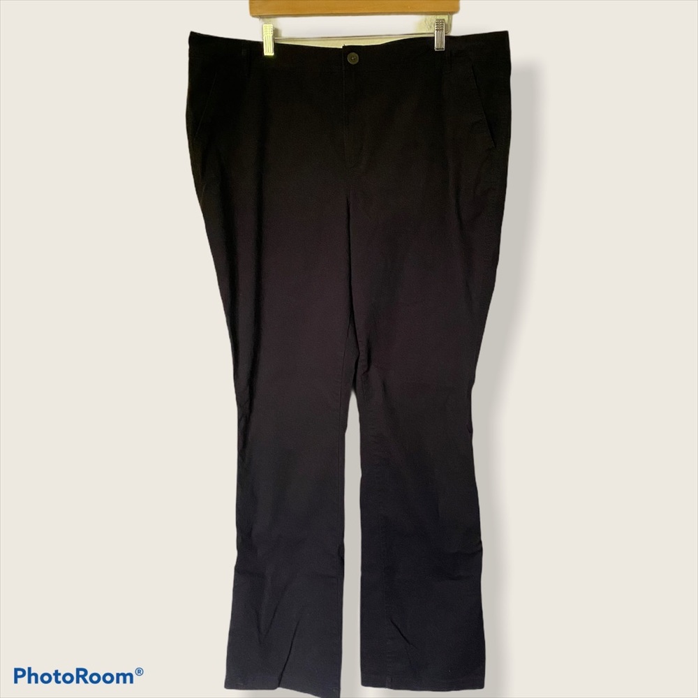 Old Navy Black Chino Bootcut Pants - 20 Tall